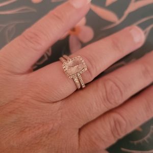 Morganite ring